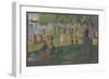 Study for "A Sunday on La Grande Jatte", 1884-Georges Pierre Seurat-Framed Giclee Print