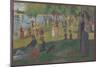 Study for "A Sunday on La Grande Jatte", 1884-Georges Pierre Seurat-Mounted Giclee Print