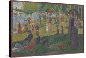 Study for "A Sunday on La Grande Jatte", 1884-Georges Pierre Seurat-Stretched Canvas