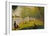 Study for "A Sunday on La Grande Jatte", 1884-Georges Pierre Seurat-Framed Giclee Print