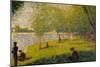 Study for a Sunday on La Grande Jatte-Georges Seurat-Mounted Art Print