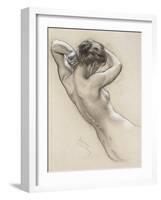 Study for a Water Nymph, Late 19th or Early 20th Century-Herbert James Draper-Framed Giclee Print