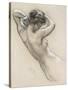 Study for a Water Nymph, Late 19th or Early 20th Century-Herbert James Draper-Stretched Canvas