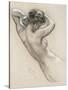 Study for a Water Nymph, Late 19th or Early 20th Century-Herbert James Draper-Stretched Canvas