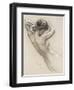 Study for a Water Nymph, Late 19th or Early 20th Century-Herbert James Draper-Framed Giclee Print