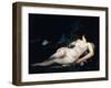 Study for a Woman Sleeping, C.1852-Gustave Courbet-Framed Giclee Print