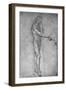 'Study for a Youthful St. John the Baptist', c1480 (1945)-Leonardo Da Vinci-Framed Giclee Print