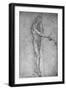 'Study for a Youthful St. John the Baptist', c1480 (1945)-Leonardo Da Vinci-Framed Giclee Print