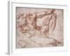 Study for Adam-Michelangelo-Framed Art Print