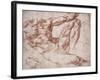 Study for Adam-Michelangelo-Framed Art Print