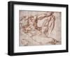 Study for Adam-Michelangelo-Framed Art Print