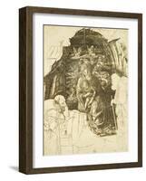 Study for Adoration of Magi-Andrea Mantegna-Framed Giclee Print