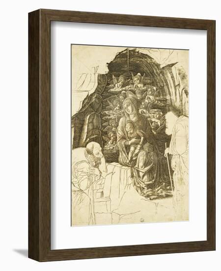 Study for Adoration of Magi-Andrea Mantegna-Framed Giclee Print