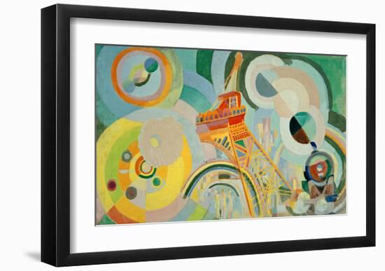 Study for Air, Iron, Water, 1936/1937-Robert Delaunay-Framed Giclee Print