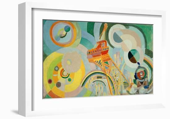 Study for Air, Iron, Water, 1936/1937-Robert Delaunay-Framed Giclee Print