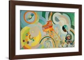 Study for Air, Iron, Water, 1936/1937-Robert Delaunay-Framed Giclee Print