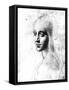 Study for an Angel in the Virgin of the Rocks-Leonardo da Vinci-Framed Stretched Canvas