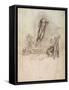 Study for an Ascension-Michelangelo Buonarroti-Framed Stretched Canvas