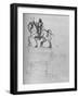 'Study for an Equestrian Monument', c1480 (1945)-Leonardo Da Vinci-Framed Giclee Print