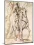 Study For an Equestrian Portrait of the Duke of Lerma-Peter Paul Rubens-Mounted Giclee Print