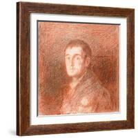 Study For an Equestrian Portrait of the Duke of Wellington-Francisco de Goya-Framed Giclee Print
