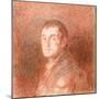 Study For an Equestrian Portrait of the Duke of Wellington-Francisco de Goya-Mounted Giclee Print