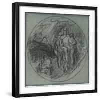 Study for 'And the Sea Gave Up the Dead Which Were in It', C.1877-Frederic Leighton-Framed Giclee Print