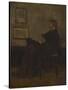 Study for Arrangement in Grey and Black, No. 2: Thomas Carlyle, 1872-73-James Abbott McNeill Whistler-Stretched Canvas