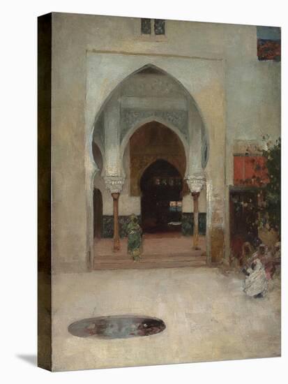 Study for 'At the Door of the Seraglio', C. 1890-Arthur Melville-Stretched Canvas