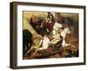 Study for Central Part of Battle of Isly-Horace Vernet-Framed Giclee Print