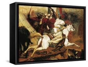 Study for Central Part of Battle of Isly-Horace Vernet-Framed Stretched Canvas