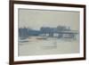 Study for Charing Cross Bridge, 1899-1901-Claude Monet-Framed Giclee Print