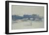 Study for Charing Cross Bridge, 1899-1901-Claude Monet-Framed Giclee Print