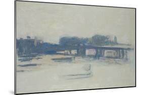 Study for Charing Cross Bridge, 1899-1901-Claude Monet-Mounted Giclee Print