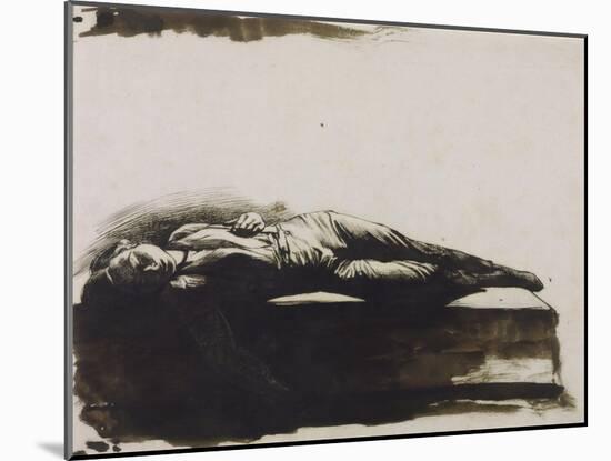 Study for 'Chatterton'-Henry Wallis-Mounted Giclee Print