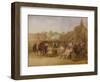 Study for 'Chelsea Pensioners Reading the Waterloo Dispatch', 1822-Sir David Wilkie-Framed Giclee Print