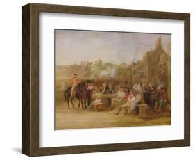 Study for 'Chelsea Pensioners Reading the Waterloo Dispatch', 1822-Sir David Wilkie-Framed Giclee Print