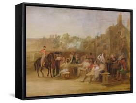 Study for 'Chelsea Pensioners Reading the Waterloo Dispatch', 1822-Sir David Wilkie-Framed Stretched Canvas