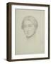 Study for 'Cimabue's Celebrated Madonna', 1853-Frederic Leighton-Framed Giclee Print