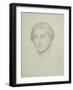 Study for 'Cimabue's Celebrated Madonna', 1853-Frederic Leighton-Framed Giclee Print