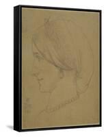 Study for 'Cimabue's Celebrated Madonna', 1853-Frederic Leighton-Framed Stretched Canvas