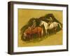 Study for Cloutsham Farm, Exmoor-Cecil Aldin-Framed Giclee Print