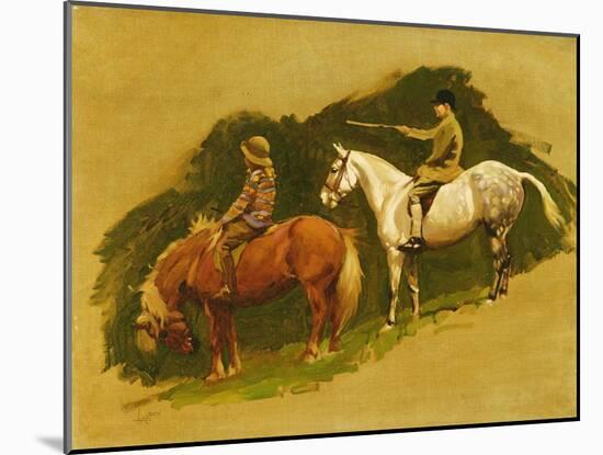 Study for Cloutsham Farm, Exmoor-Cecil Aldin-Mounted Giclee Print