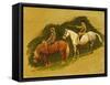 Study for Cloutsham Farm, Exmoor-Cecil Aldin-Framed Stretched Canvas