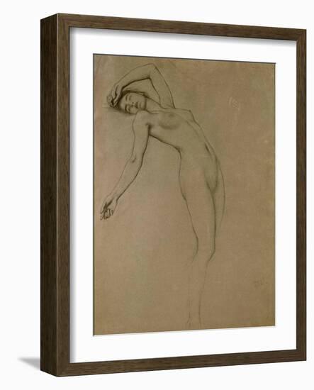 Study for 'Clyties of the Mist' (Chalk on Paper)-Herbert James Draper-Framed Giclee Print