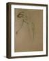 Study for 'Clyties of the Mist' (Chalk on Paper)-Herbert James Draper-Framed Giclee Print