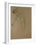 Study for 'Clyties of the Mist' (Chalk on Paper)-Herbert James Draper-Framed Giclee Print