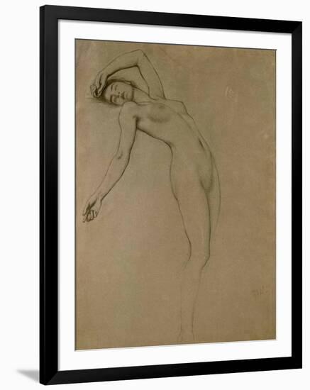 Study for 'Clyties of the Mist' (Chalk on Paper)-Herbert James Draper-Framed Giclee Print