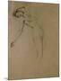 Study for 'Clyties of the Mist' (Chalk on Paper)-Herbert James Draper-Mounted Giclee Print
