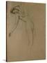 Study for 'Clyties of the Mist' (Chalk on Paper)-Herbert James Draper-Stretched Canvas